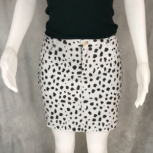 NWT ATM Anthony Thomas Melillo Leopard Skirt